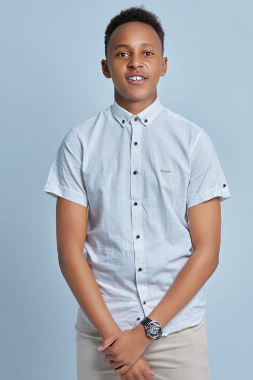 Cream Button Down Short Sleeve Shirt