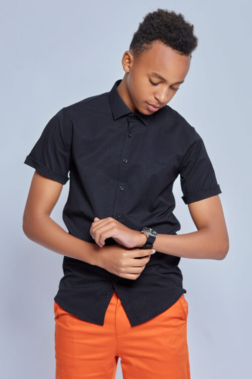 Black Short Sleeve Shirt