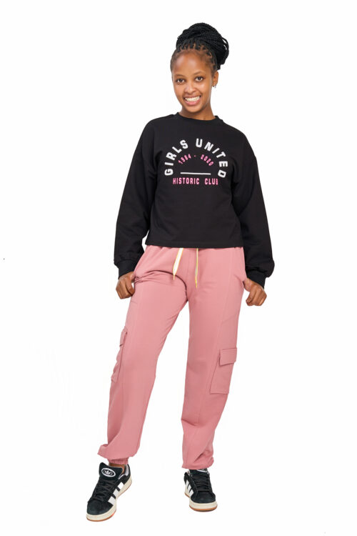 Girls Peach Sweatpants