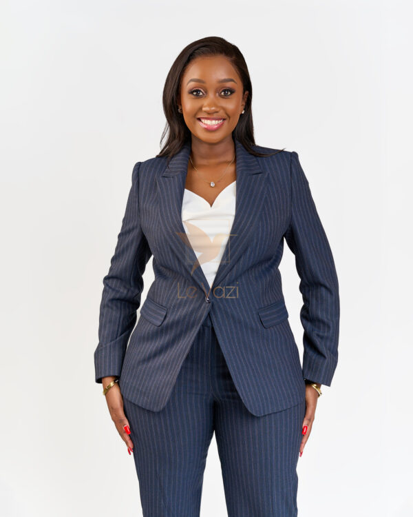 Executive Stripped Suit - Image 5