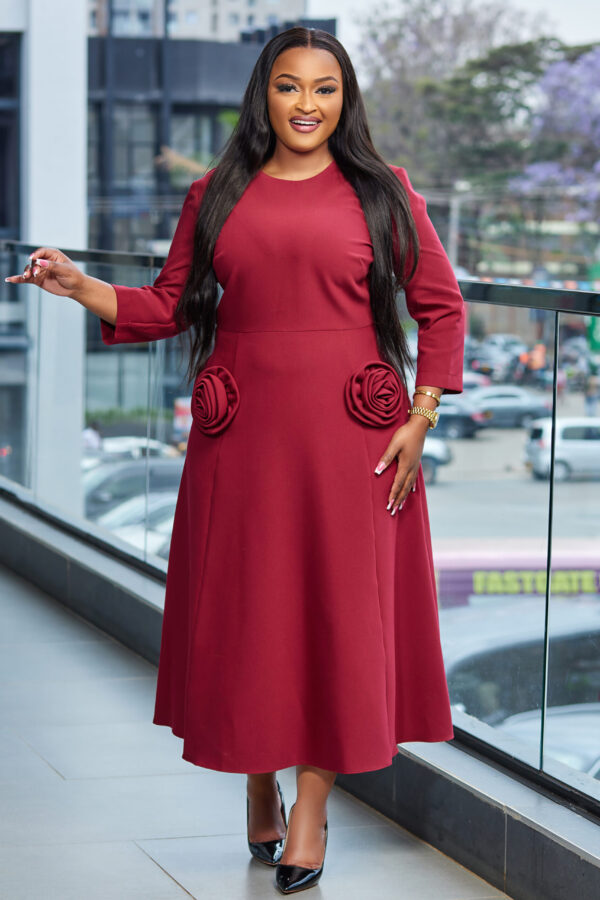 Maroon Dress